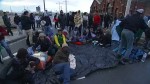 AGAINST POLICE HARASSMENT OF MIGRANTS IN CALAIS
